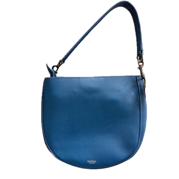 Botkier Beatrice Saddle Bag w Crossbody & Shoulder Straps Peacock Blue NWT - Picture 1 of 9